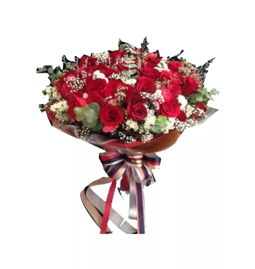 Gaggle Of Red Roses